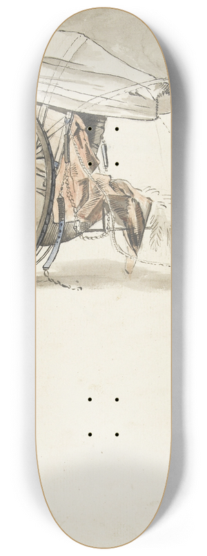 Pieter Bartholomeusz. Barbiers - Huifkar 8.25 inch art skate deck