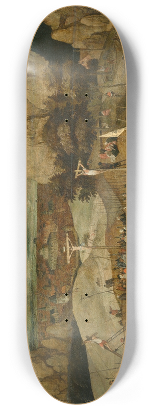 Pieter Brueghel The Younger - Calvary 8.25 inch art skate deck