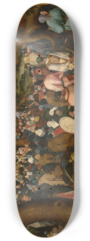 Pieter Brueghel The Younger - Saint John the Baptist Preaching 8.25 inch art skate deck