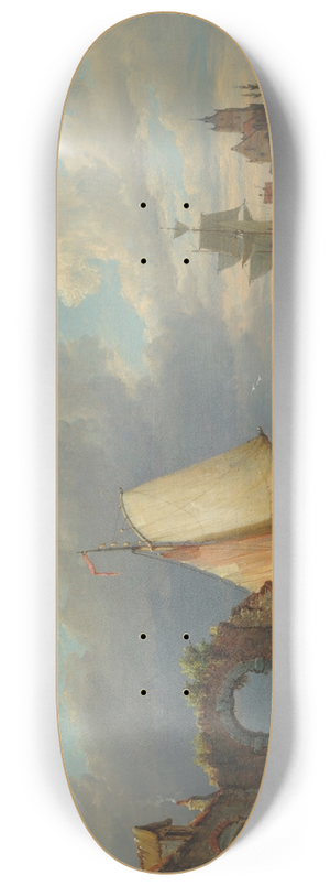 Pieter Christian Dommersen - On the Spaarn Nr Haarlem 8.25 inch art skate deck