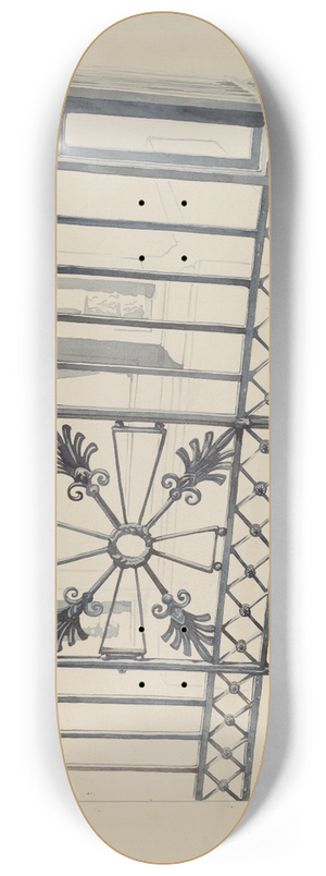 Arelia Arbo - Iron Gate and Fence 8.25 inch art skate deck