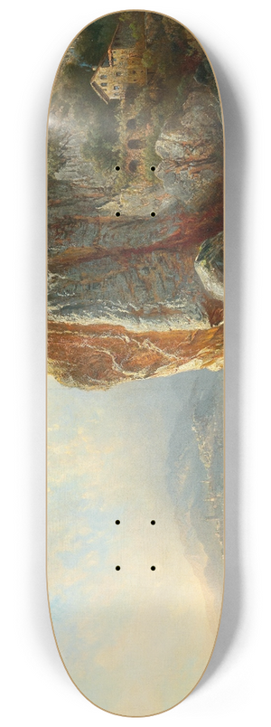 Pieter Franciscus Peters - On the Coast of Menton 8.25 inch art skate deck