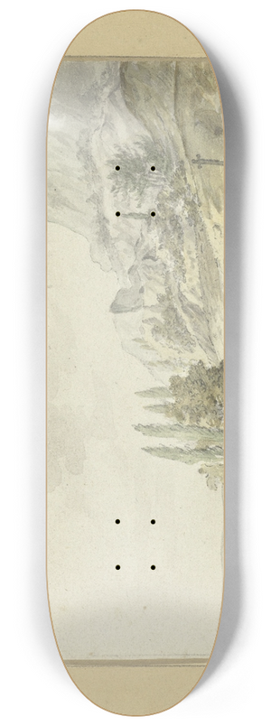 Pieter Gaal - Berglandschap 8.25 inch art skate deck