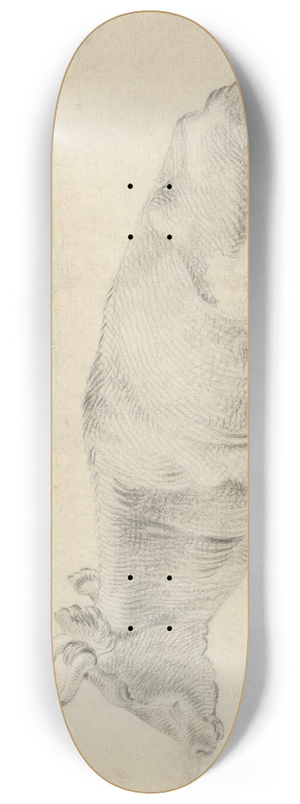 Pieter Gerardus van Os - A Cow Lying in a Landscape 8.25 inch art skate deck Pieter Gerardus van Os - A Cow Lying in a Landscape 8.25 inch art skate deck