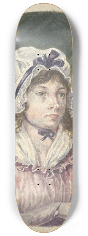 Pieter Gerardus van Os - Portret van Maria Margaretha van Os 8.25 inch art skate deck