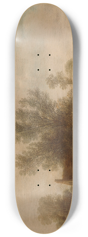 Pieter Jansz. van Asch - River Landscape 8.25 inch art skate deck