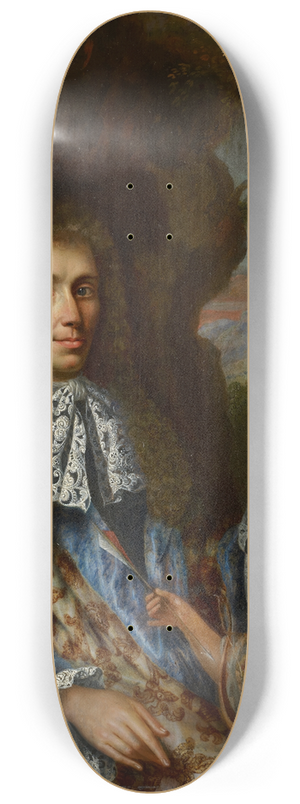 Pieter Leermans - Portrait of a Noble Man with his Little Son 8.25 inch art skate deck