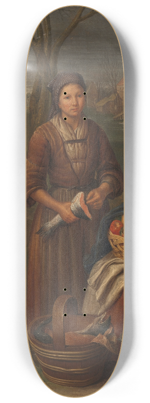 Pieter Snyers - Allegory of the Month of March 8.25 inch art skate deck