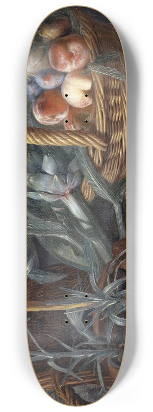 Pieter Snyers - Fruit Basket And Pinks 8.25 inch art skate deck