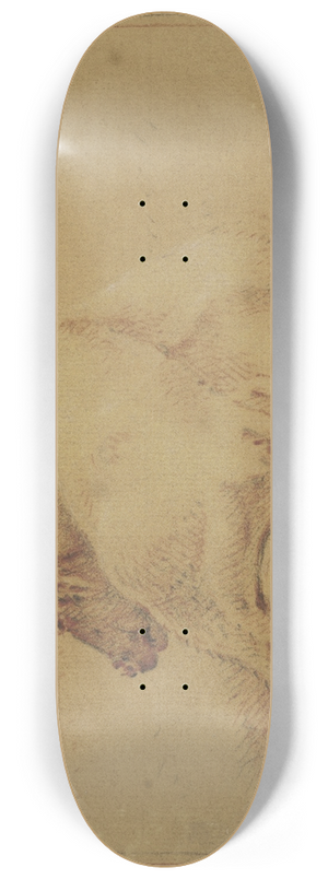 Pieter van Bloemen - Lying cow 8.25 inch art skate deck