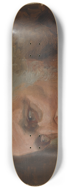 Adolf Schrdter  - Studie des Kopfes eines grauhaarigen alten Mannes 8.25 inch art skate deck