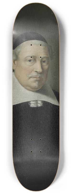 Pieter Van Der Werff - Portrait of Cornelis de Koningh, Director of the Rotterdam Chamber of the Dutch East India Company, elected 1649 8.25 inch art skate deck
