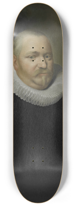 Pieter Van Der Werff - Portrait of Ewoud Pietersz van der Horst, Director of the Rotterdam Chamber of the Dutch East India Company, elected 1618 8.25 inch art skate deck