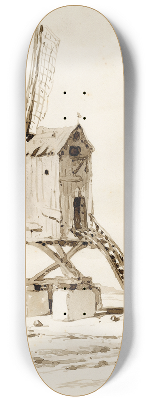 Pieter van Loon - Een standerdmolen 8.25 inch art skate deck