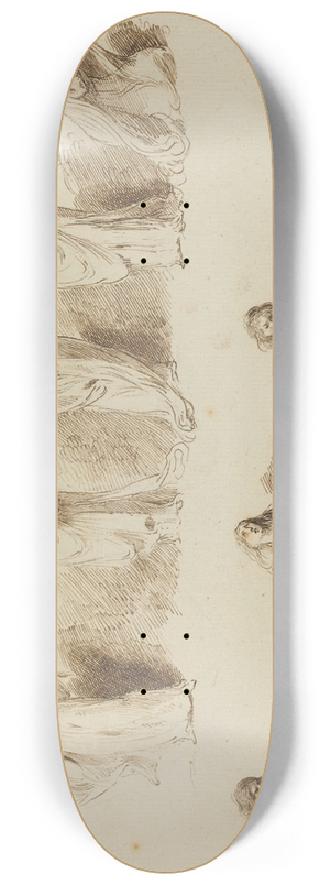 Pietro Antonio Novelli - The Attitudes of Lady Hamilton 8.25 inch art skate deck