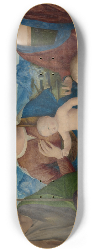 Pietro degli Ingannati - Virgin and Child with Saints andDonors 8.25 inch art skate deck