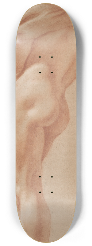 Pietro Faccini - Standing Male Nude Seen from Behind 8.25 inch art skate deck