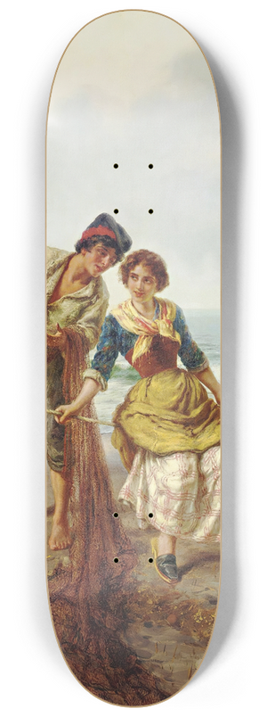 Pietro Gabrini - The Fishermans Net 8.25 inch art skate deck