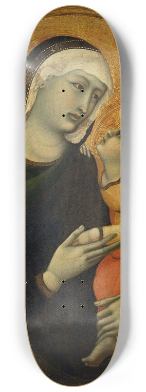 Pietro Lorenzetti - Madonna with Chid 8.25 inch art skate deck Pietro Lorenzetti - Madonna with Chid 8.25 inch art skate deck