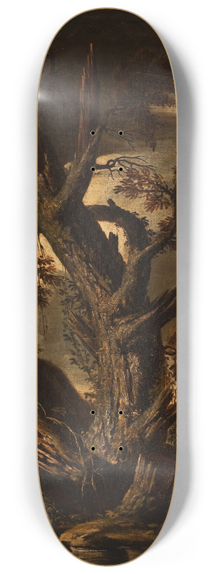 Pietro Montanini - A Tree Struck By Lightning 8.25 inch art skate deck