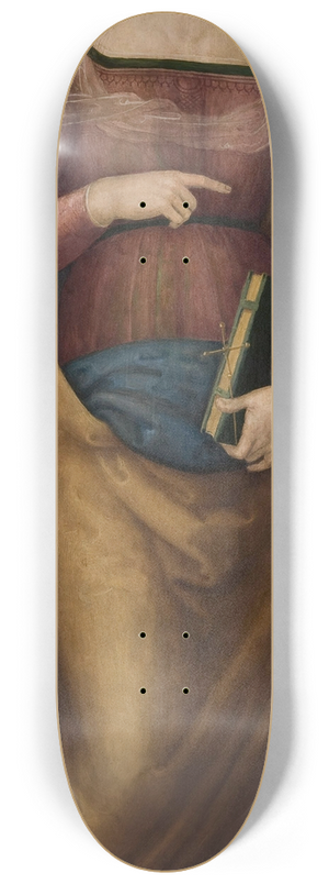 Pietro Perugino - Saint Margaret of Antioch 8.25 inch art skate deck