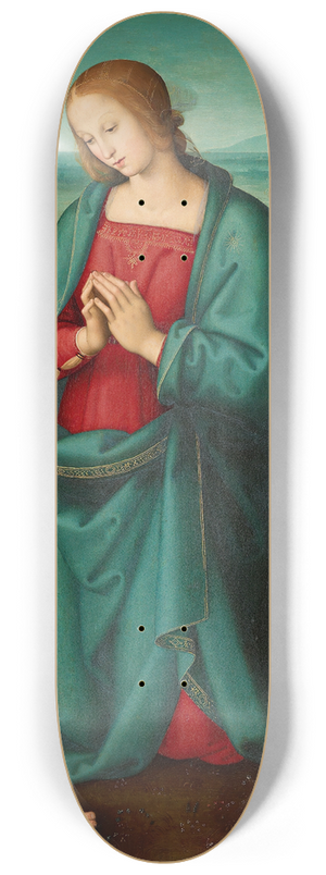 Pietro Perugino - Virgin and Saints Adoring the Christ Child 8.25 inch art skate deck