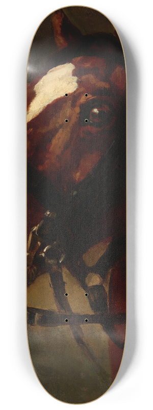 Piotr Michaowski - Bay Horses Head 8.25 inch art skate deck Piotr Michaowski - Bay Horses Head 8.25 inch art skate deck