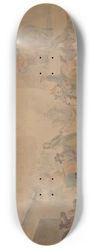 Piotr Michaowski - Fair in Mociska 8.25 inch art skate deck Piotr Michaowski - Fair in Mociska 8.25 inch art skate deck