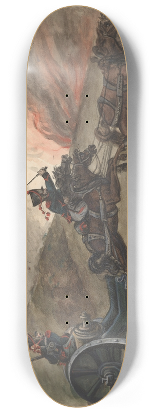 Piotr Michaowski - Polish Artillery of the Duchy of Warsaw of 1809 8.25 inch art skate deck
