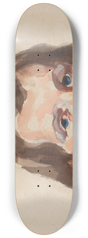 Piotr Michaowski - Portrait of a peasant 8.25 inch art skate deck Piotr Michaowski - Portrait of a peasant 8.25 inch art skate deck