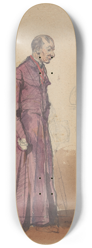 Piotr Michaowski - Portrait of Bishop towski 8.25 inch art skate deck