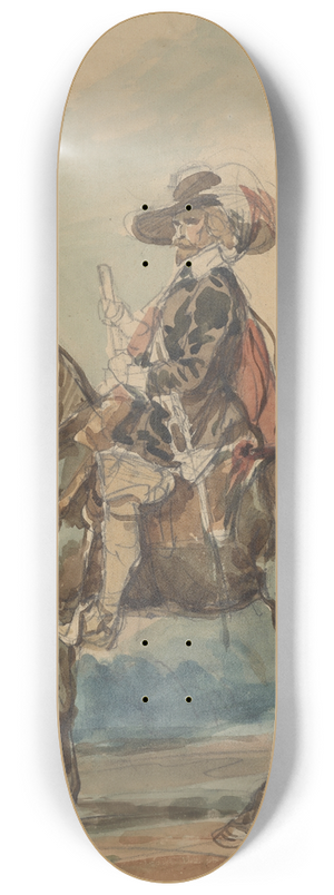 Piotr Michaowski - Rider in a West European outfit 8.25 inch art skate deck