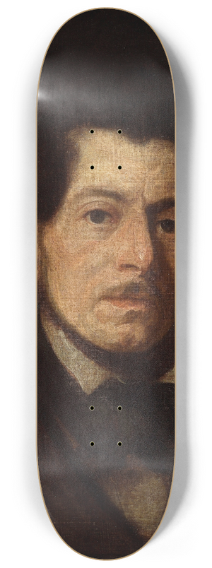 Piotr Michaowski - Self-portrait 8.25 inch art skate deck Piotr Michaowski - Self-portrait 8.25 inch art skate deck