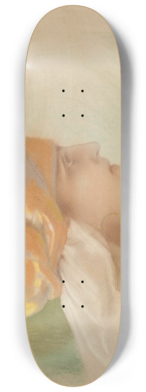 Piotr Stachiewicz - Portrait of a woman with earrings 8.25 inch art skate deck