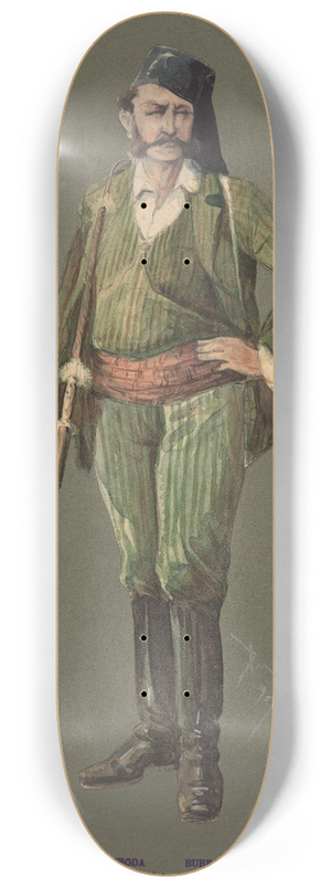 Pipein Gamba - Alfio 8.25 inch art skate deck