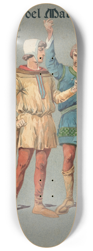 Pipein Gamba - Popolani (coro) 8.25 inch art skate deck