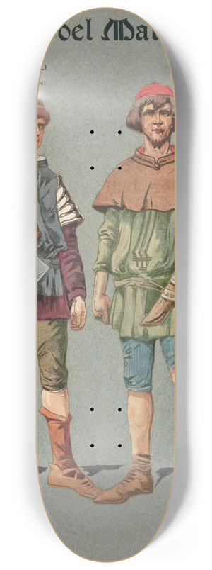 Pipein Gamba - Popolani (coro) 8.25 inch art skate deck