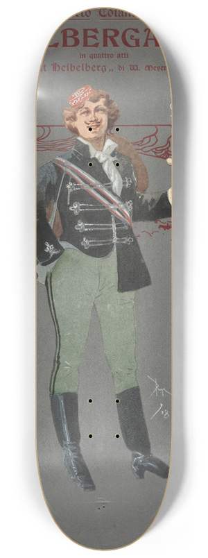 Pipein Gamba - Studenti (atto I e II) 8.25 inch art skate deck