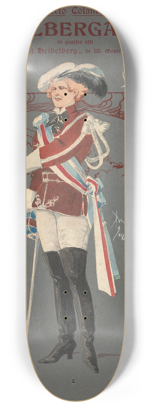 Pipein Gamba - Studenti (atto III) 8.25 inch art skate deck