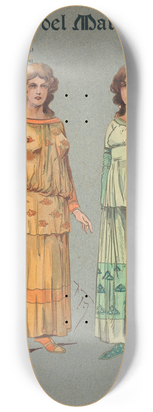 Pipein Gamba - Tessitrici 8.25 inch art skate deck