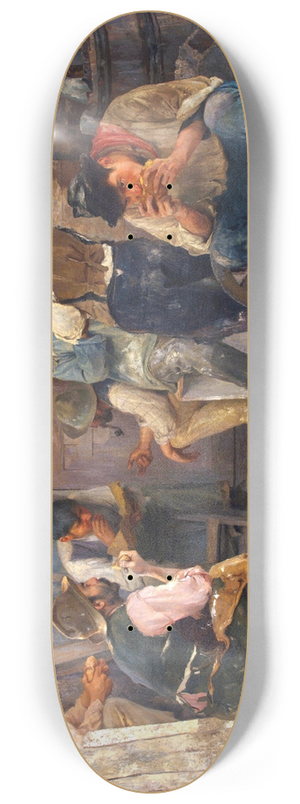 Po Collivadino - La hora del almuerzo 8.25 inch art skate deck