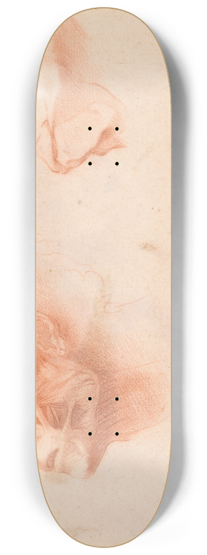 Pompeo Batoni - Anatomical Study, Face in Profile 8.25 inch art skate deck