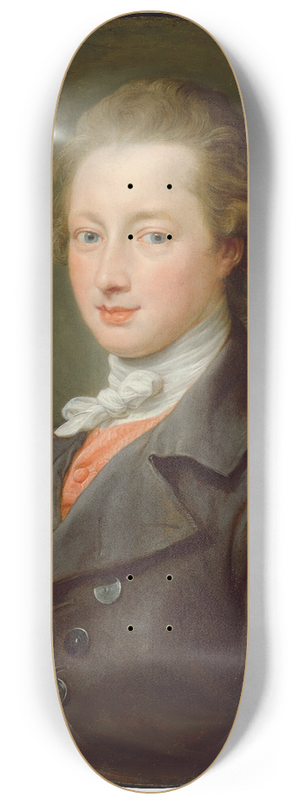 Pompeo Batoni - Portrait of a gentleman 8.25 inch art skate deck Pompeo Batoni - Portrait of a gentleman 8.25 inch art skate deck