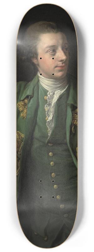 Pompeo Batoni - Portrait of Thomas Fortescue 8.25 inch art skate deck Pompeo Batoni - Portrait of Thomas Fortescue 8.25 inch art skate deck