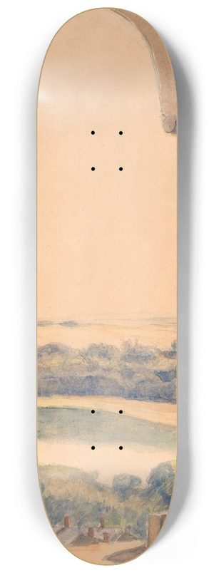 Poul Simon Christiansen - Udsigt fra Viborg Domkirkes sndre trn 8.25 inch art skate deck