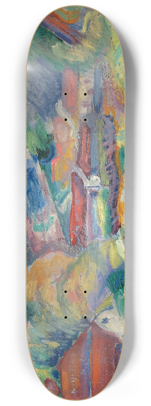 Preston Dickinson - Untitled Landscape 8.25 inch art skate deck