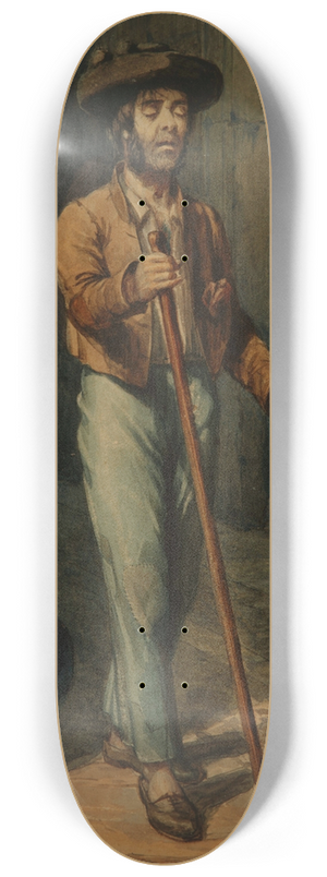 Prilidiano Pueyrredn - Ciego popular en Cdiz 8.25 inch art skate deck Prilidiano Pueyrredn - Ciego popular en Cdiz 8.25 inch art skate deck