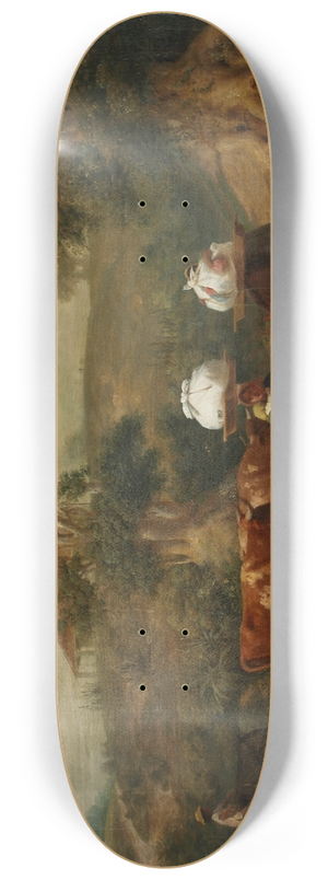 Prilidiano Pueyrredn - Lavanderas en el bajo de Belgrano 8.25 inch art skate deck Prilidiano Pueyrredn - Lavanderas en el bajo de Belgrano 8.25 inch art skate deck