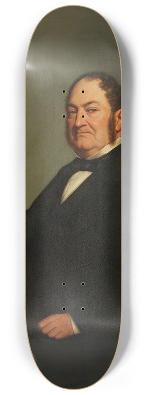 Prilidiano Pueyrredn - Retrato de Miguel de Azcunaga 8.25 inch art skate deck