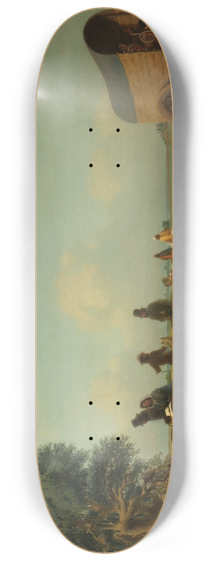 Prilidiano Pueyrredn - Un alto en el campo 8.25 inch art skate deck Prilidiano Pueyrredn - Un alto en el campo 8.25 inch art skate deck